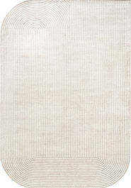 дизайн ковра Merano MRN 03 Cream Grey фигура