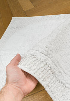 фактура коврика для ванной Irya Bath Plush-White