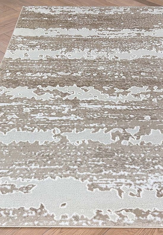 Недорогой современный ковер F173-Light Beige