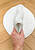 Белый коврик для ванной Organic Soft 1601 White