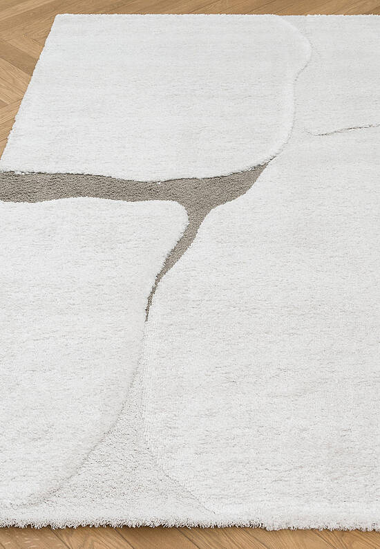 Пушистый ковер из полиэстера RN6017-R86