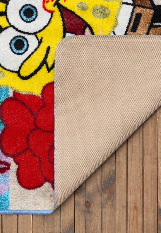 Детский ковер с ворсом Sponge Bob Friendship-01 Turquoise