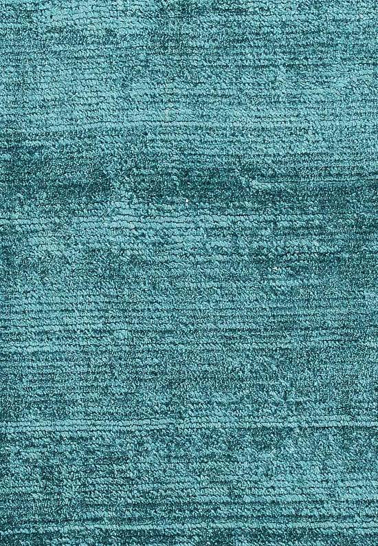 Однотонный ковер ручной работы PHPV-20-Peacock Blue/Peacock Blue