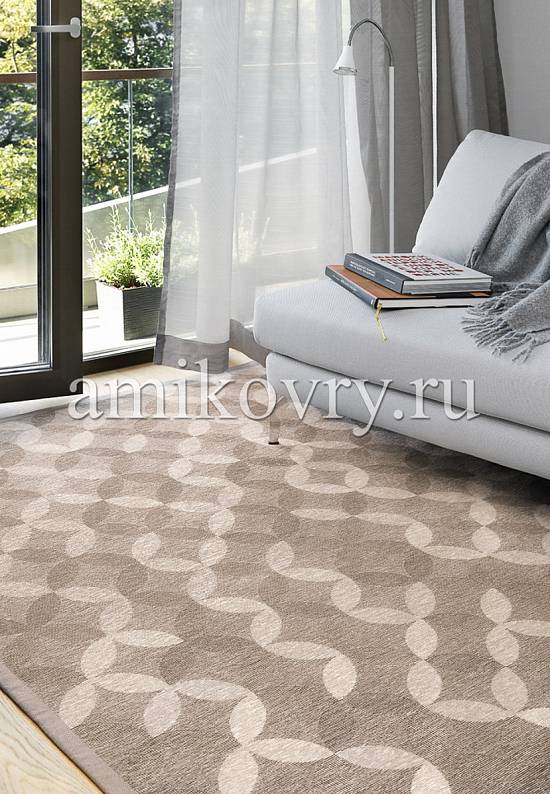 Двусторонний безворсовый ковер из хлопка Muusika-Linen