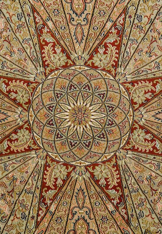 Шелковый ковер ручной работы IIST-GIJ52EECN Gumband