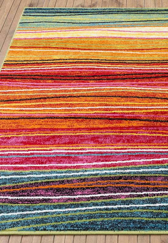 Недорогой синтетический ковер 2773-Multicolor