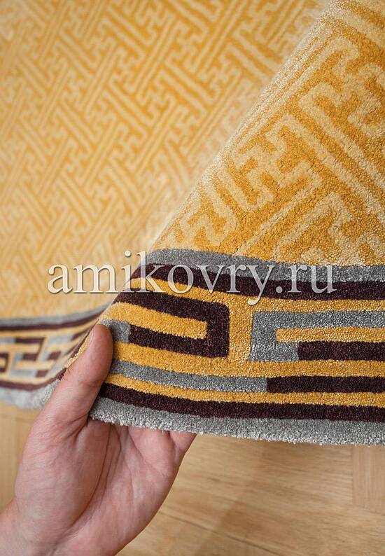 Элитный дизайнерский ковер ручной работы C35Rec1601