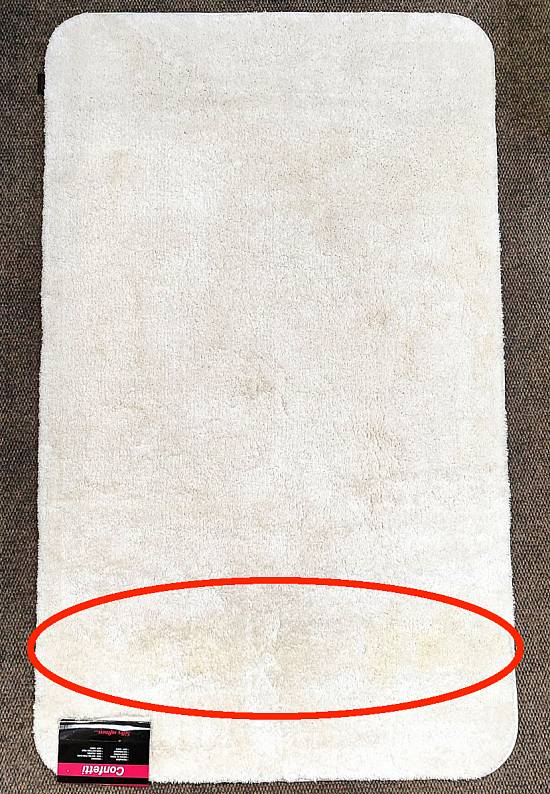 Мягкий коврик для ванной 3501 Beige discount2