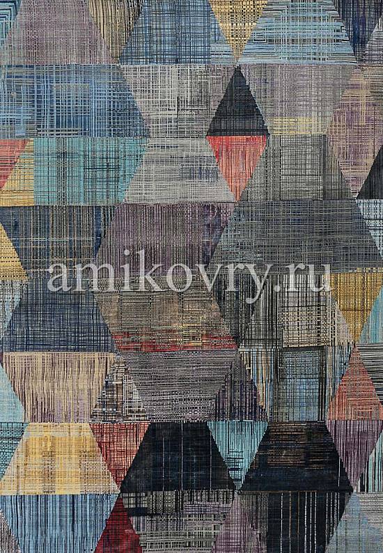 Элитный ковер ручной работы 11/11-RWB SRB-730-Charcoal Gray/Faded Denim