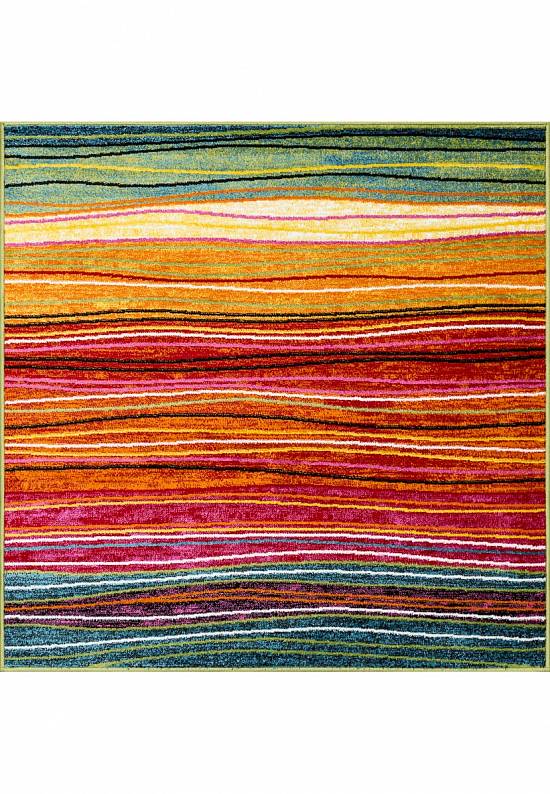 Недорогой синтетический ковер 2773-Multicolor