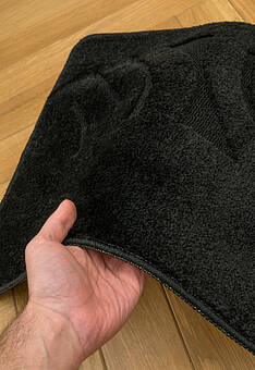 фактура коврика для ванной Confetti Bath Maximus Symphony 2513 Black квадрат