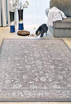 безворсовый ковер в интерьере лицевой стороной Smart Weave Sagadi-Linen