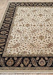 ковер в перспективе против ворса Kashan gold 10/10 SK-121-Camel/Black