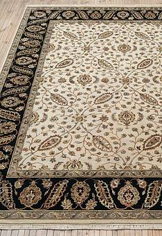 ковер в перспективе против ворса Kashan gold 10/10 SK-121-Camel/Black