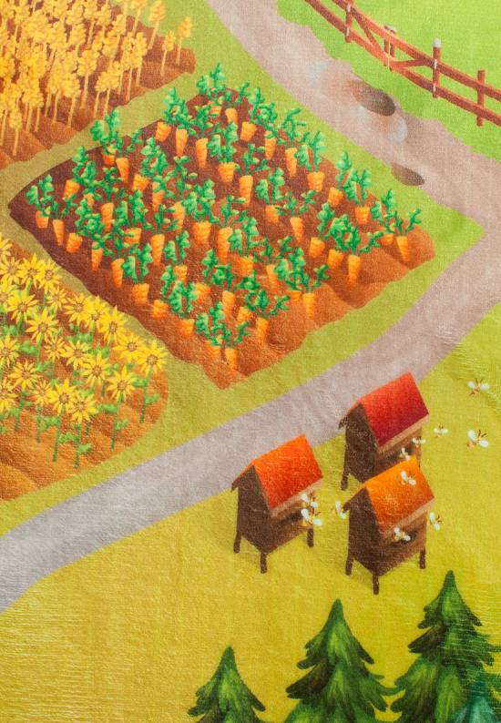 Детский мягкий игровой коврик Ferme