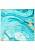 Бирюзовый коврик для ванной  Marbling 01 Turquoise