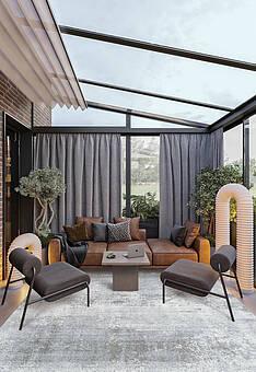 ковер в интерьере Manhattan LM6077-L380 outdoor