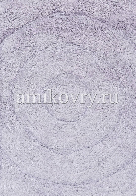 Сиреневый комплект ковриков для ванной комнаты и туалета Waves-Lilac