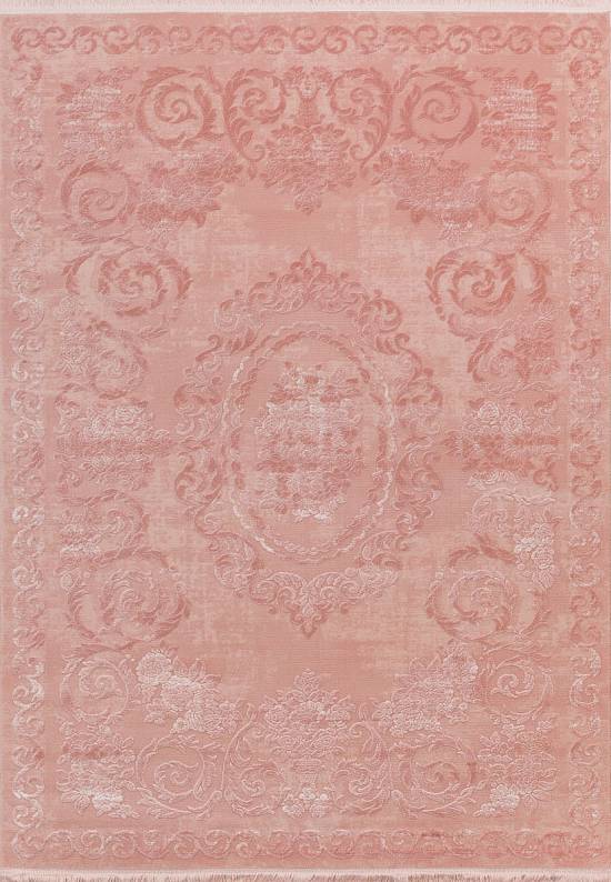 Турецкий однотонный ковер из акрила 5325 Pink