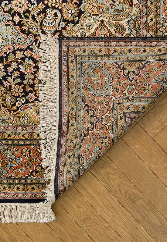 Шелковый ковер ручной работы IIST-GI9KK292Z Kashan Blue