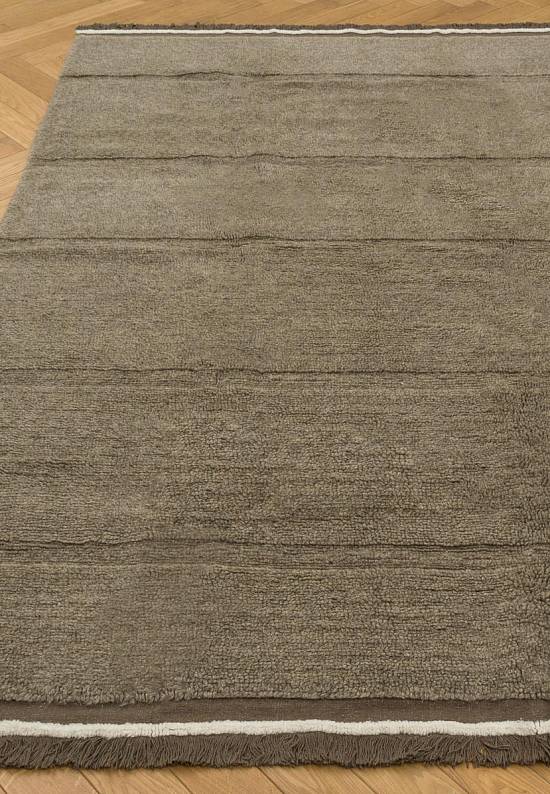 Шерстяной стираемый ковер Steppe Sheep Grey