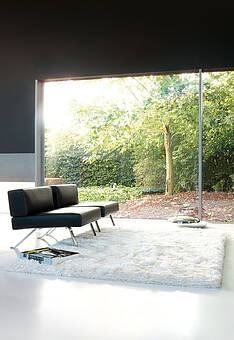 ковер в интерьере Ligne Pure Adore Snow