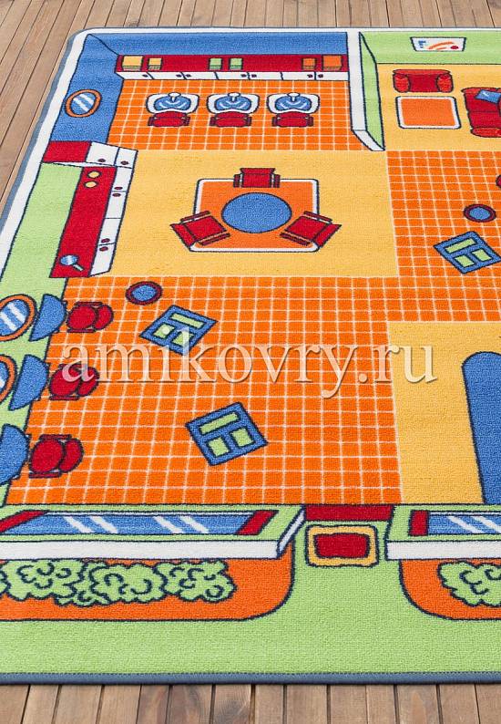 Детский игровой коврик House Orange-G9