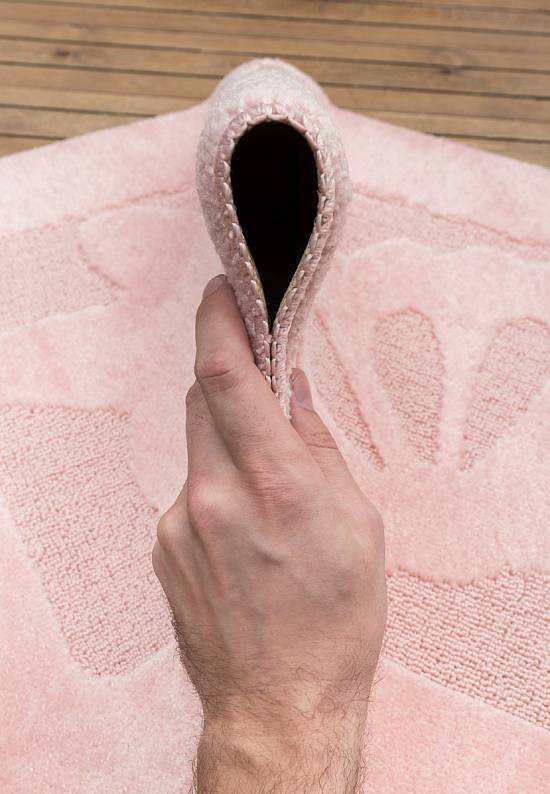 Коврик для ванной и туалета Shell 2574 Pink