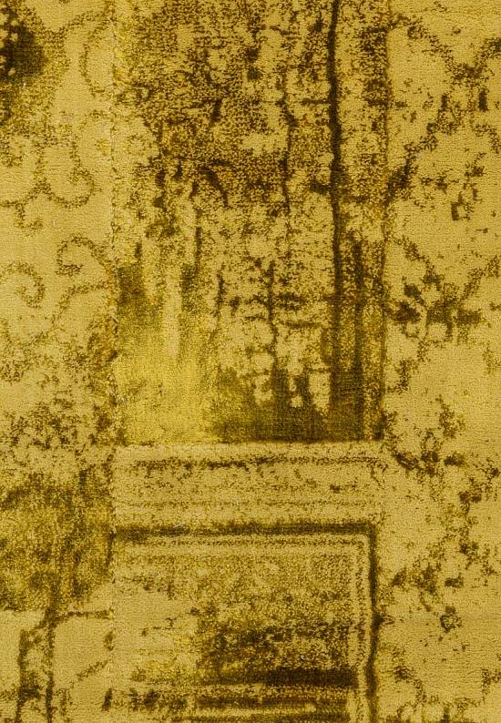 Турецкий ковер из хлопка и вискозы Patchwork Mustard