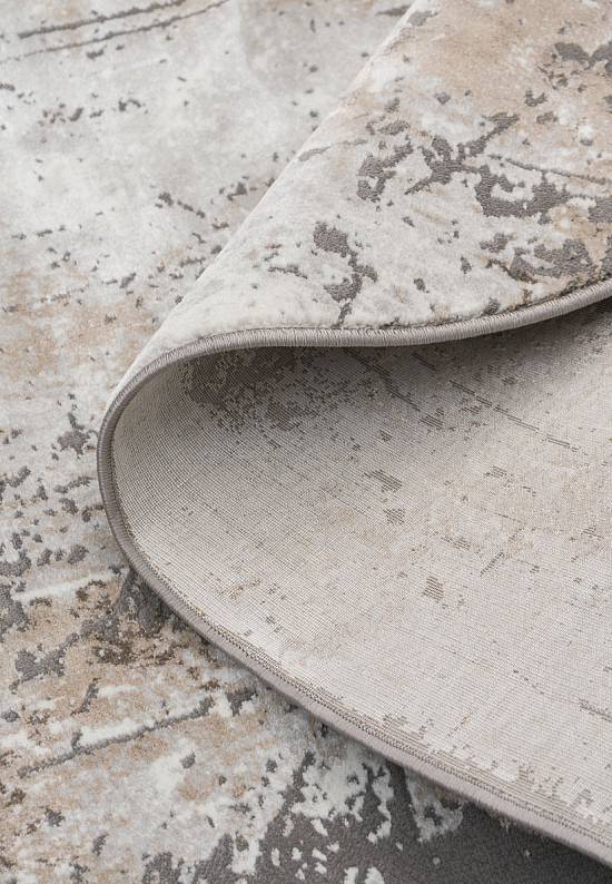 Синтетический бюджетный ковер 3433-Gray-Beige
