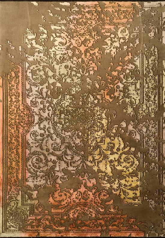 Иранский ковер из шерсти 22356