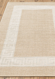 безворсовый ковер в перспективе Brooklyn BRK 11-Natural White