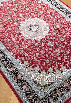 ковер в перспективе Ottoman Silk Shah Abbasi-Red
