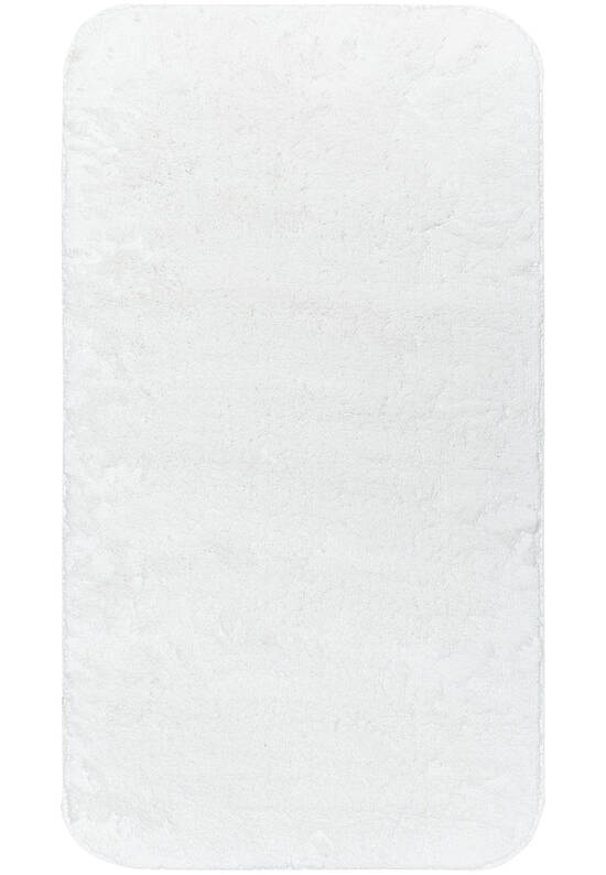 Белый коврик для ванной и туалета Calypso 1601 White