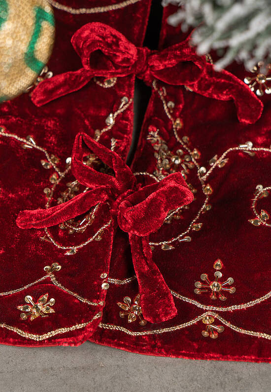 Коврик-юбка под ёлку