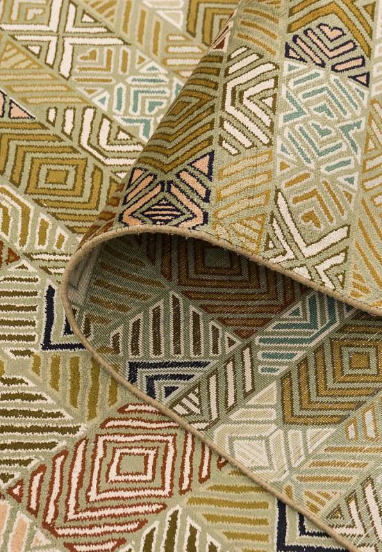 Шелковый ковер ручной работы Modnic Green Beige