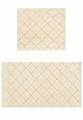 Комплект ковриков для ванной Confetti Bath Cotton Uni 17714 1640 Naturel-Ecru