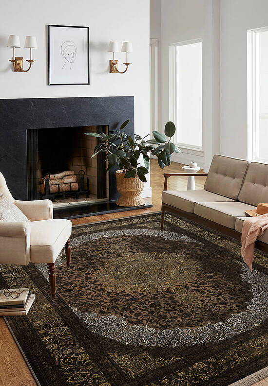 Иранский акриловый ковер UI3962