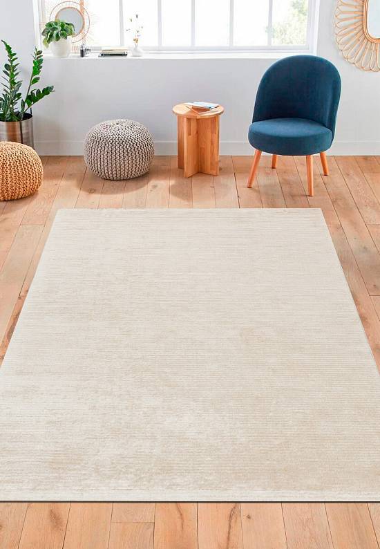 Мягкий вискозный ковер из Турции Plain-beige
