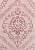 Турецкий ковер из хлопка и вискозы Damask Pembe