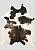 Натуральная шкура коровы Триколор экзотик 714