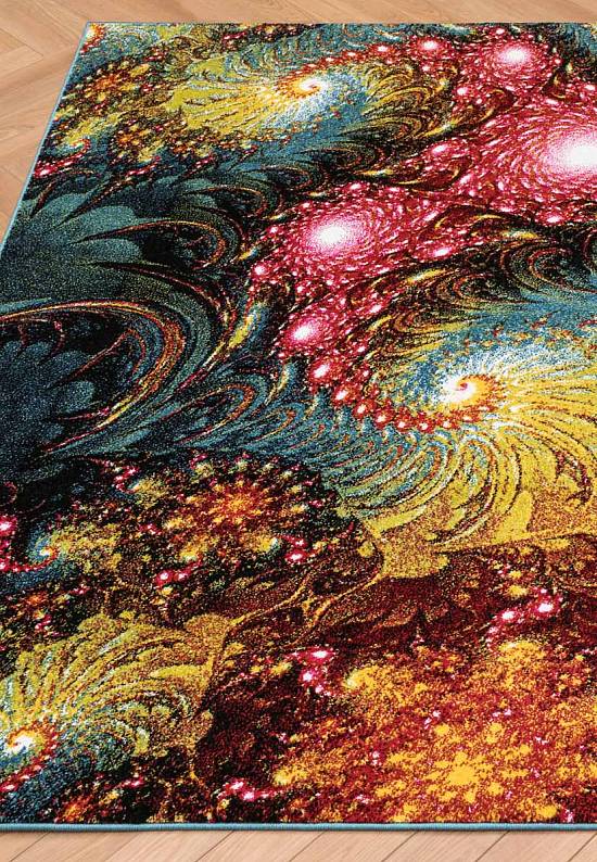 Недорогой синтетический ковер C016-Multicolor