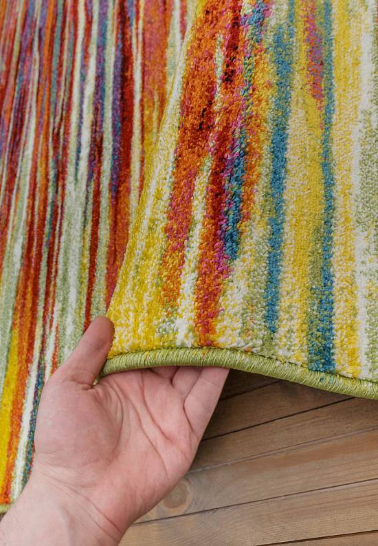 Недорогой синтетический ковер 2757-Multicolor
