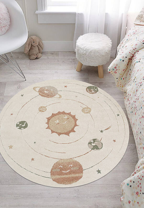 Детский ковер PCL 02 Cream Multy