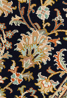 фрагмент ковра Cashmir Sari Dark Blue