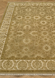 ковер в перспективе против ворса Kashan gold 10/10 MI-49-Brown/Ivory