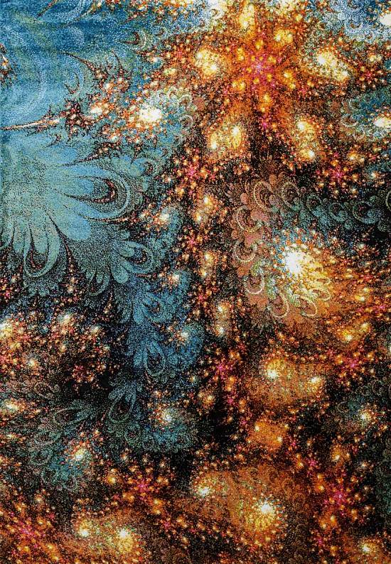 Недорогой синтетический ковер C011-Multicolor