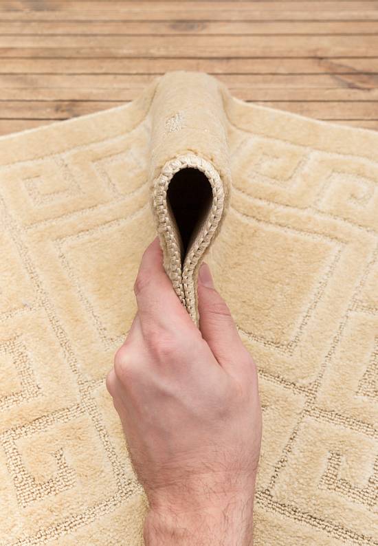 Бежевый комплект ковриков для ванной и туалета Ethnic 2540 Beige BQ
