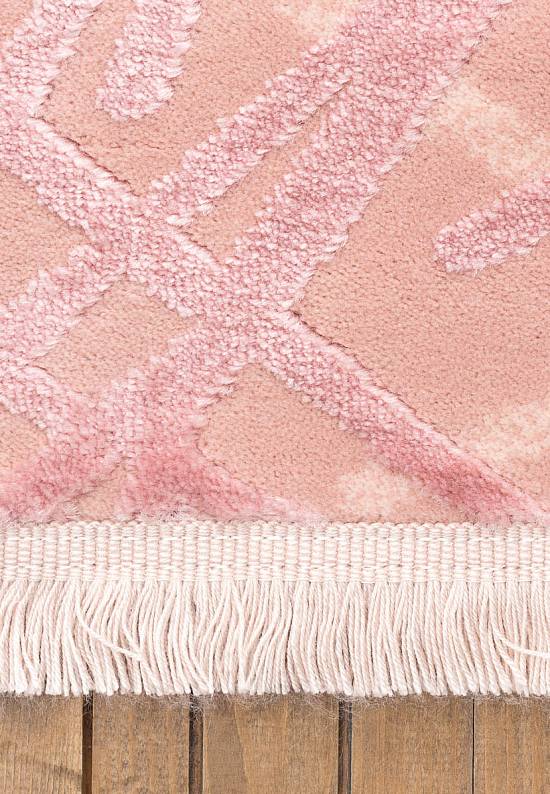 Турецкий абстрактный ковер 2727 Pink