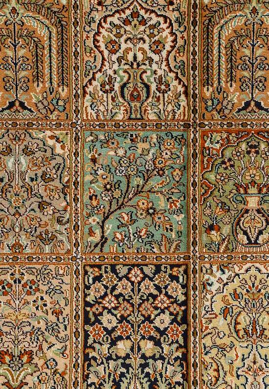 Шелковый ковер ручной работы IIST-GIZZ2C7CC Royal Taj